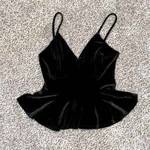 Velvet Crop Top